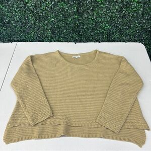 Woven Heart Fluffy Sweater - Size Large!
